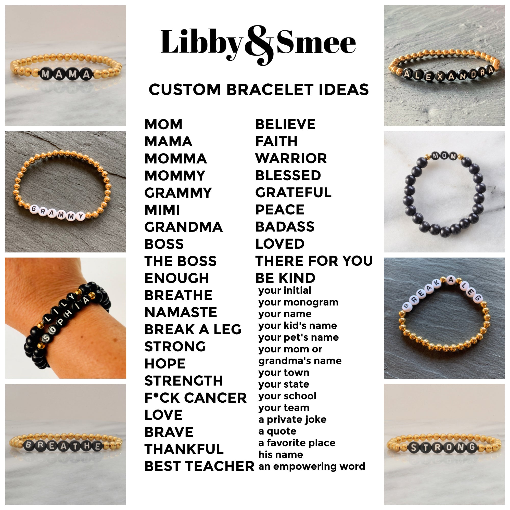 Custom Bracelets – Erin McDermott Jewelry
